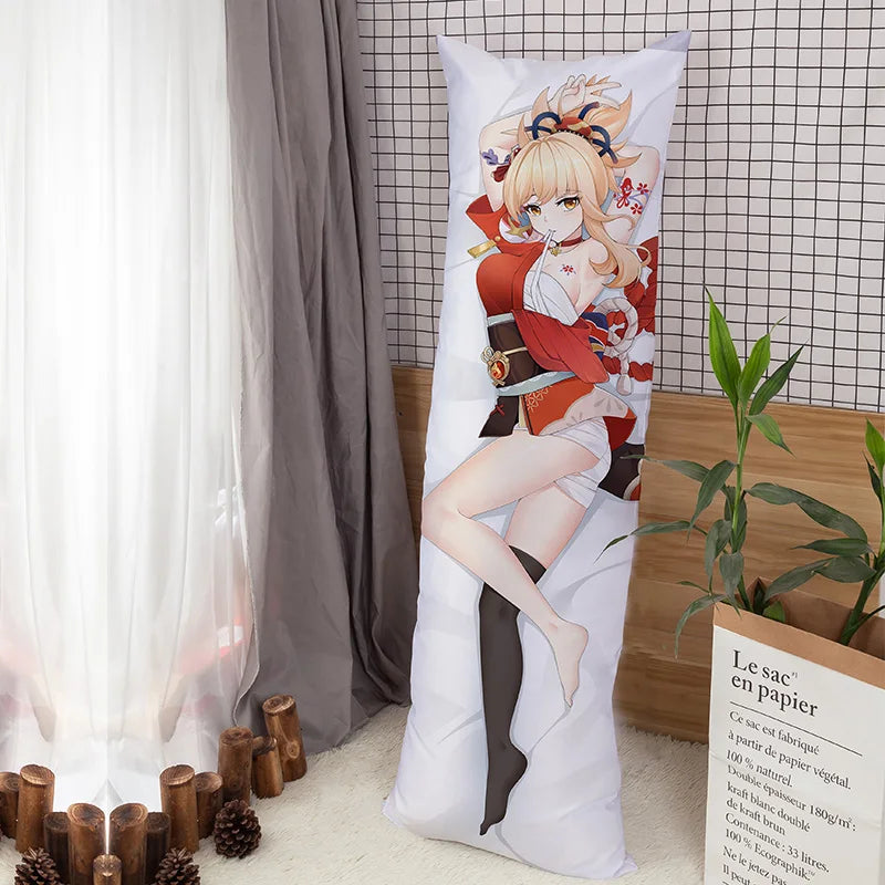 OEM Custom Size Rectangle Anime Cartoon Solid Character Printed Pillow for Home Hotel Use Non-Toxic Disposable Portable 100%