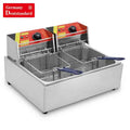 Hot Sale Snack Machine Commercial Electric 12L Fries Deep Fryer Potato Chips Fryer Machine for Sale