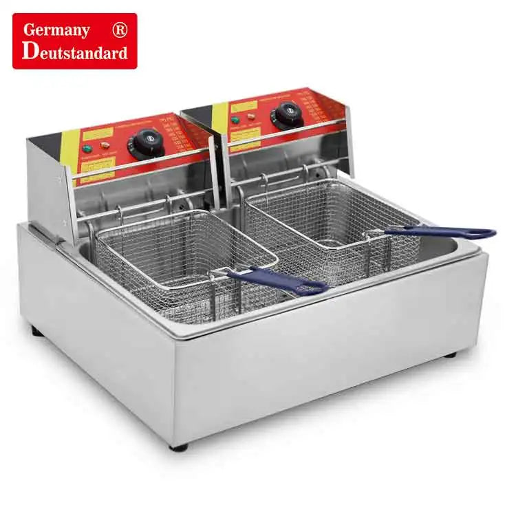 Hot Sale Snack Machine Commercial Electric 12L Fries Deep Fryer Potato Chips Fryer Machine for Sale
