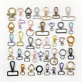 DP004 Bag Accessories Stainless Steel Handbag Hardware Rainbow Rose Gold Swivel Snap Lobster Clasps Swivel Hook Brass for Bag
