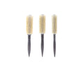 Blow Drying Straightening Styling Professional Custom Logo High-Density Boar Bristle Roll Wood Round Curly Hair Brush