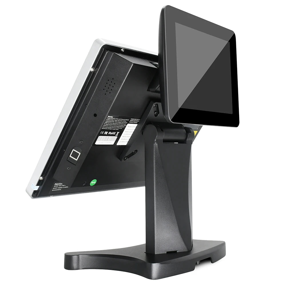 Built in 10 Inch Customer Display Pos System Dual Screen Pos Systems for Supermarket