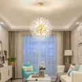 New Design Modern Nordic Decoration Dandelion Crystal Led Pendant Light
