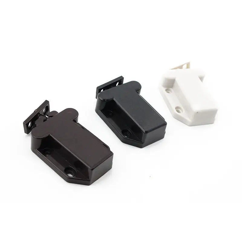 GQK Wardrobe Push Open Cabinet Door Catch Latch Push to Open Magnetic Release System for Kitchen Under-mount