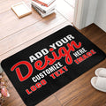 Rug Design Your Photo Logo Custom Cut Area Rugs Slip Washable Decorative Area Mats Carpet for Home Bedroom Living Office Upgrade