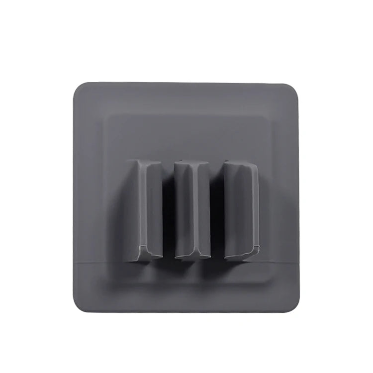Waterproof Hotel Bathroom Silicone Rubber Organizer Toothbrush Holder Wall Mount Sturdy Durable Hook Toothbrush Holder