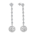 2024 Football Match Custom Design Special Football for the Winner S925 Sterling Silver Clanging Pendant Earrings
