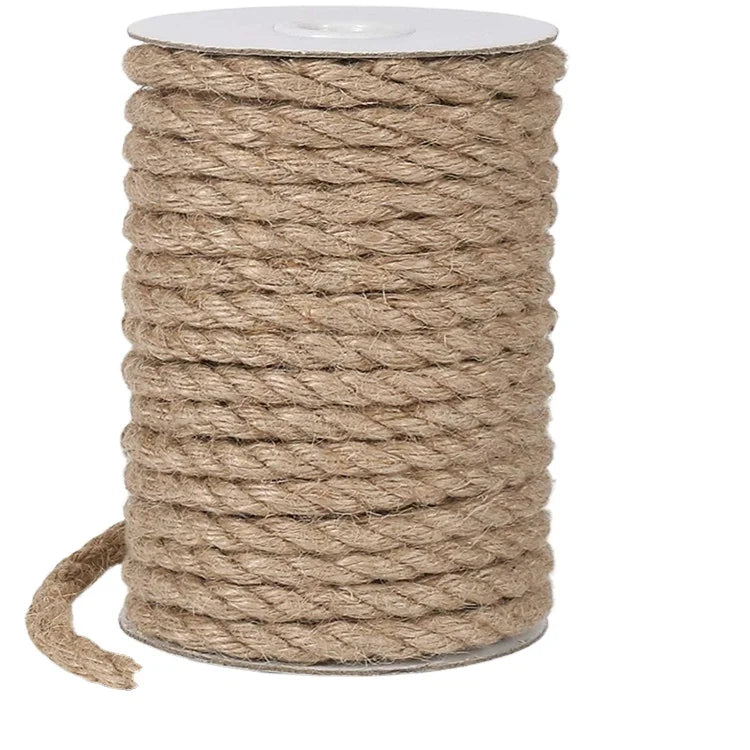 Wholesale Natural Jute Cord Twisted Rope for Packaging Sizes 2mm 4mm 6mm 10mm 20mm Available Sizes for Various Uses