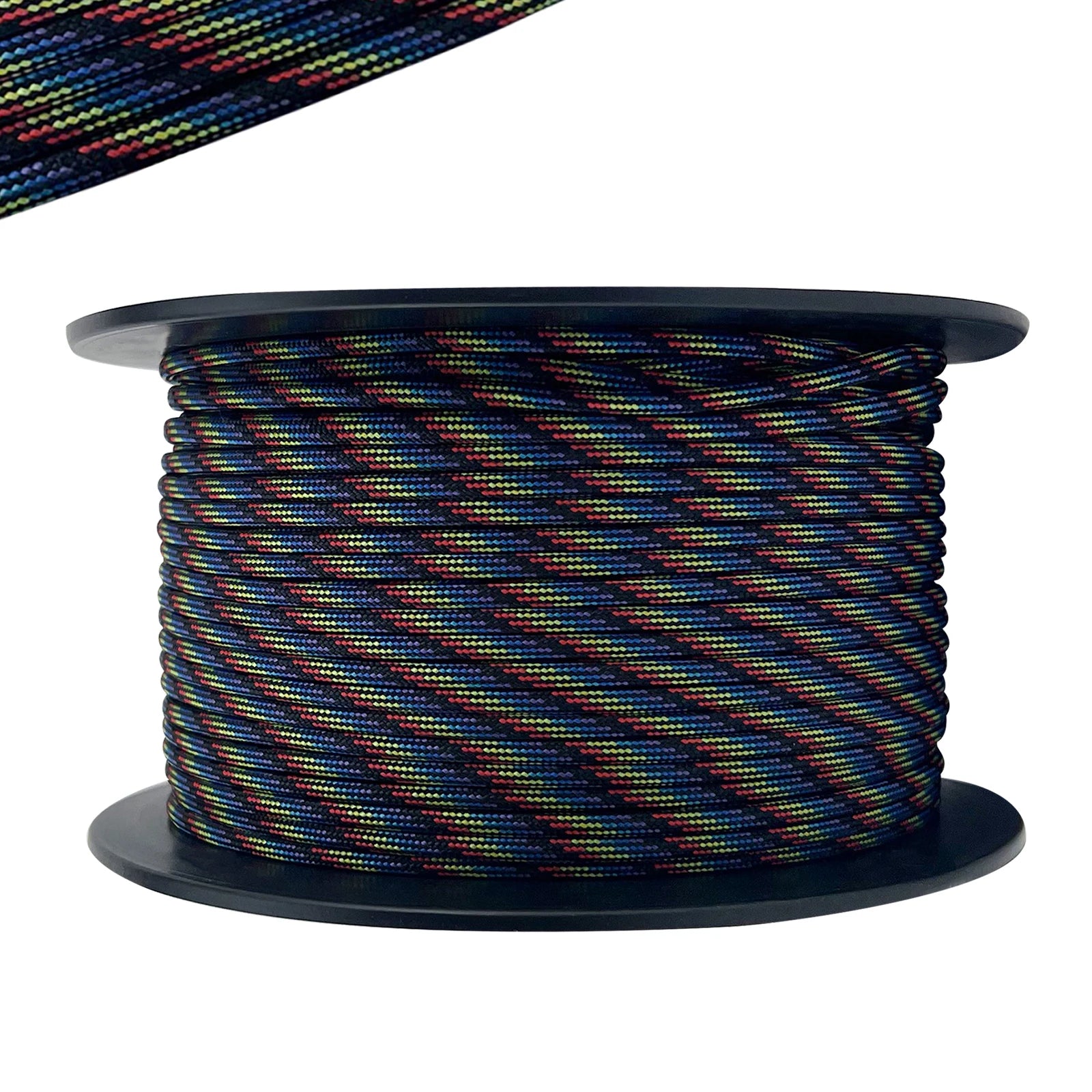 Portable 4mm Tactical Nylon String 1000ft/100ft/50ft/20ft for Paracord Rope Polyester for Survival Climbing Casual Outdoor