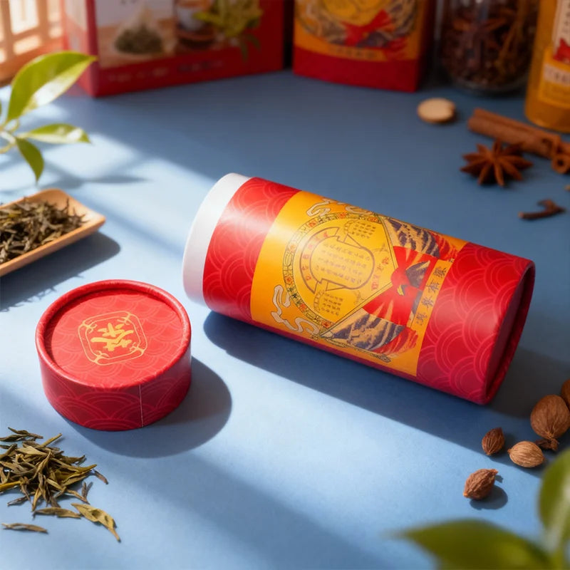 Custom Color logo Printing Design Round Box Eco Friendly Food Grade Tea Candy Coffee Bean Luxury Packaging Edge Curl Paper Tube