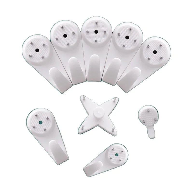 100pcs/set Photo Frame the Wall Hangs a Picture Peg Solid Wall Nail Contact Non-trace Nail Hooks High Quality