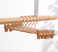 LAVINIA Custom Anti Slip Metal  Hanger Non-mark Household Trouser Hanger Pants Clip Space Aluminum Alloy Hanger