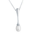 Yh Jewellery Women 925 Sterling Silver Pearl Pendant Necklace Jewelry Wholesale Vintage Freshwater Pearl Pendant