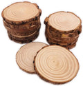 Engraved Vintage Eco-Friendly Children's DIY Creative Painting Cork Wood Coasters Home Decor Ornaments