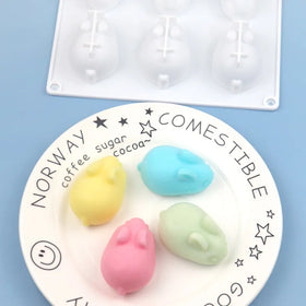 Silicone Rabbit Shape 3D Baking Chocolate Mold Mousse Cake Decor Tools DIY Ice Cream Mould Kitchen Accessories