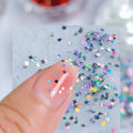 Dot Glitters Heart Shape Nail Glitter Confettis Ultra Fine Special Shape 1mm Star Heart Point Shape Glitter Sequins