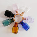 Colorful Mini Empty Small Wishing Vial Vase Shaped Home Decoration Storage Bottle Pendant Necklace Corked Glass 1ml-2ml Capacity MegaBDM