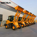 SECSUN Wheel Loader Euro V Engine 1.5 Tons SC915 Front End Mini Loader with Hydraulic Quick Hitch