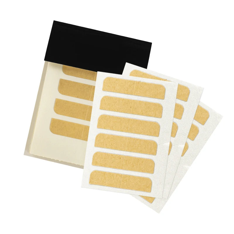 Professional Strong No-Residue Bonding Double Sided Replacement Tape 10 Sheets/Pack Hair Extension Accessories