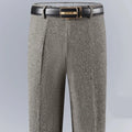 2023 Autumn Winter New Thick Warm Woolen Pants Business Dress Work Trousers for Men