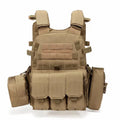 Wholesale Tactical Molle Quick Release Buckles Vest With Side Cummerbund Pouches and Triple Mag Pouch