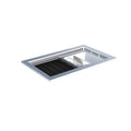 High Portable Stainless Steel Charcoal Grill Easy-to-Assemble Camping Foldable Metal High Efficiency Electronic Ignition Flame