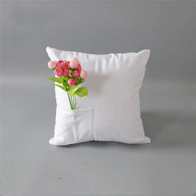 8'' Inches Custom Printed Pillow Covers Soft Plush Tooth Fairy Pillow Sublimation Blank With Side Pocket Cushion Cover