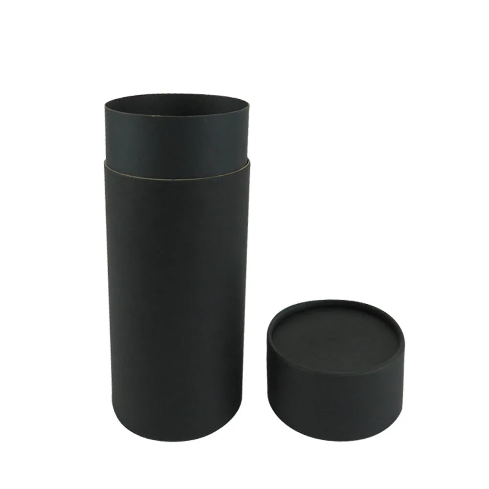 Luxury Round Cardboard Box Cylinder Tube Packaging With Window for T-shirt Clothes Packaging Paper Tube