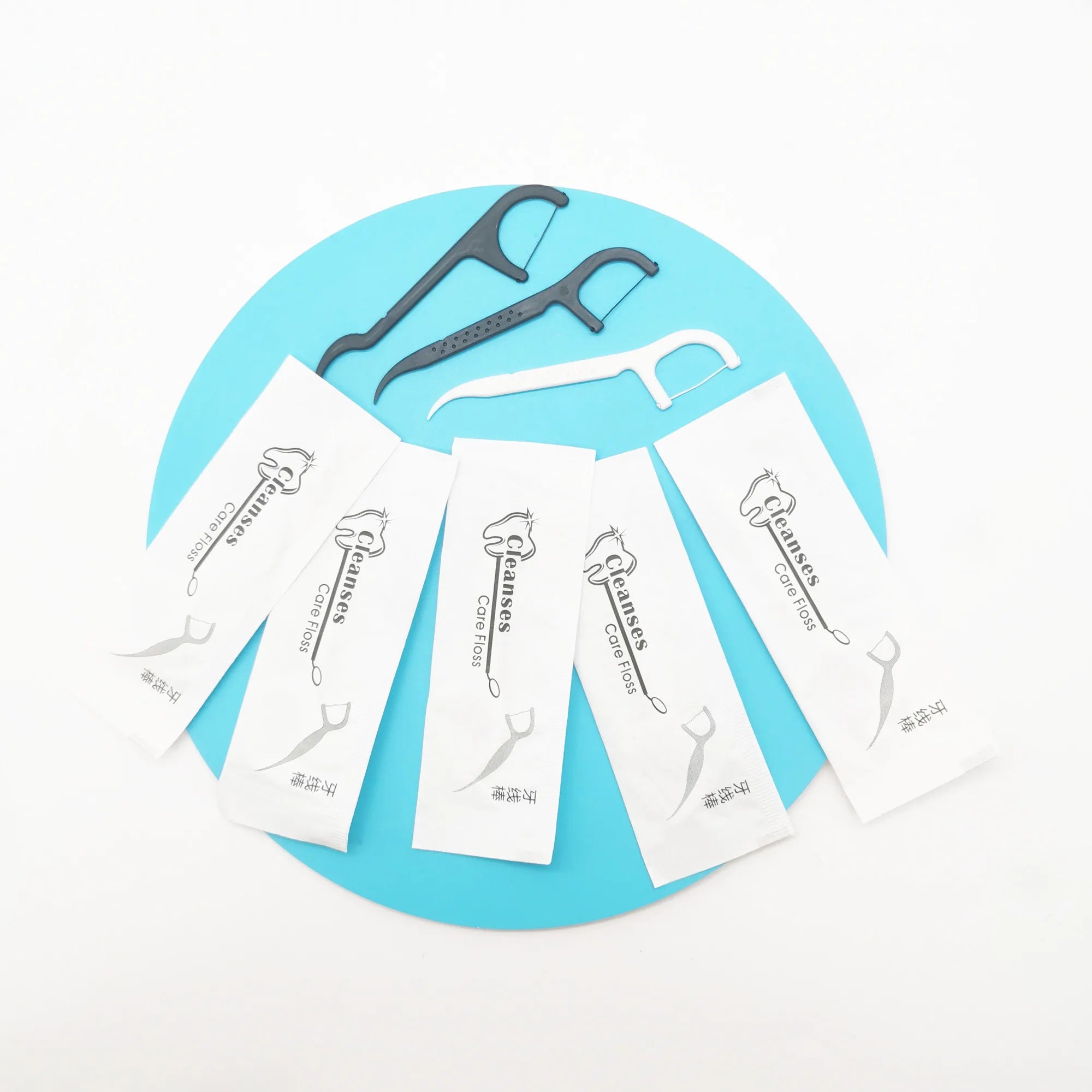 Individually Wrapped BPA Free Vegan Sustainable Eco Friendly Natural Dental Flossers Dental Floss Picks