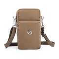 Unisex Light Weight Waterproof Nylon Crossbody Bags for Man Women Daily Use Fashion Phone Holder Sling Shoulder Bag