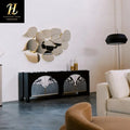 Italian Designer Light Luxury Entrance Cabinet Home Living Room Marble Side Cabinets Entrance Cabinets Lockers