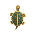 Jewelry Women Men Ladies Fashion Animal Vintage Tortoise Turtle  Brooch Shape Brooches and Pins for Dresses
