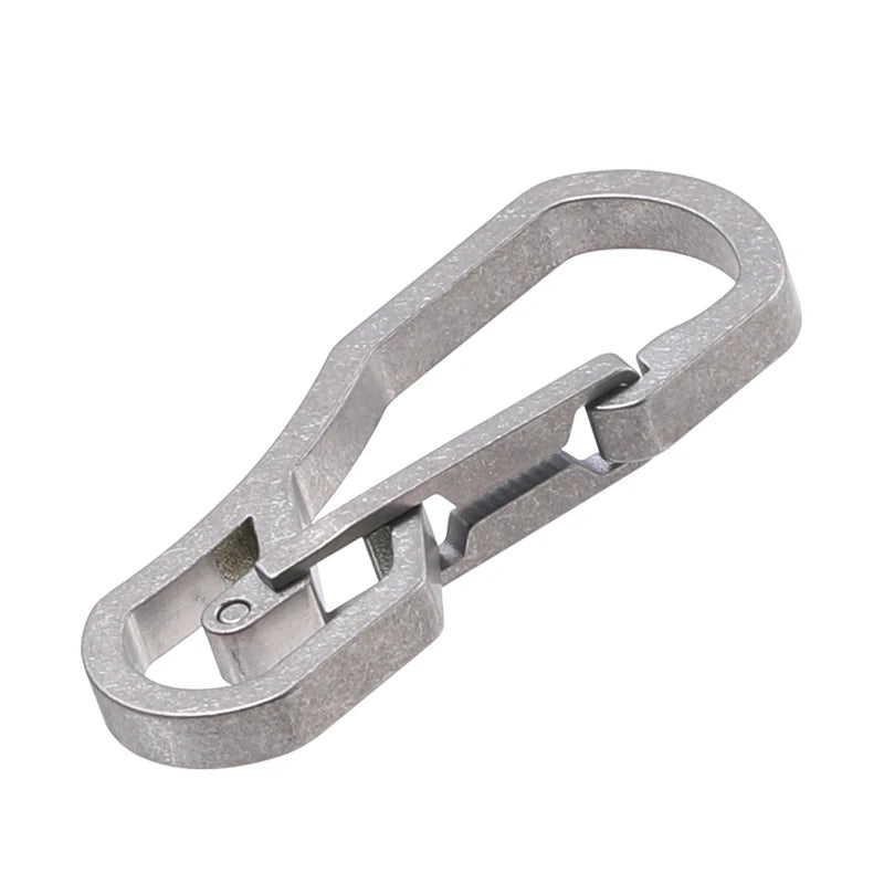 Chinese Products Titanium Carabiner Camping Clip Outdoor Key Ring Clip Keychain Holder Camping Keyring Buckle Hook Edc Tool