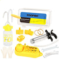 TOOPRE Universal Bicycle Repair Tool Set Disc Brake Oil Drain Kit with Syringe for Mountain Road Vehicle Tire Fluid Filling