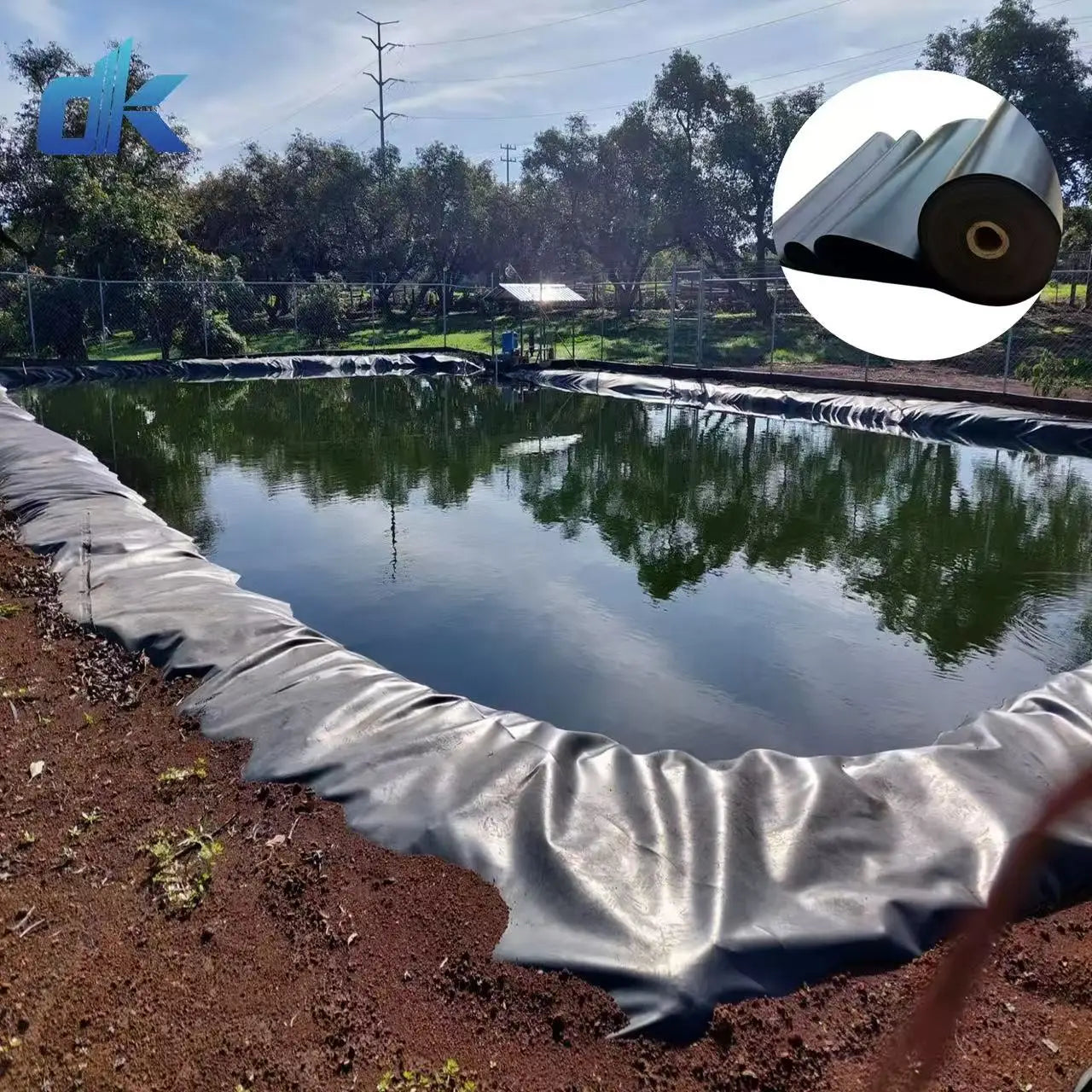 Anti-Seepage Fish Ponds Geomembrane Waterproofing Geomembrane Reservoir Geomembrane Sheet Lakepond Liner Pond Liner Geomembrane