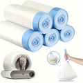 Portable Self-Cleaning Cat Litter Box with Thickened Automatic Garbage Disposal Bags Easy Clean Pet Poop Bags