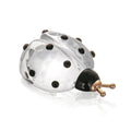Top K9 Crystal Coccinella Septempunctata Figurines Collection Ornament Statue Transparent Polished Fashion Trend Animals Crafts