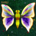 Christmas Garden Home Decoration Motor Mechanical Operated Butterfly Lights Wedding Decor Metal Butterfly Wall Decor