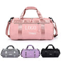Custom Logo Gym Women Design Waterproof Fashion Man Nylon Duffel Tote Bag Luggage Duffle Travel Bag With Shoe Compartment