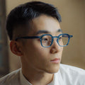 2024 Anti Blue Light Eyeglasses Mittens Simple Glasses Frame Men Fashion Irregular Glasses