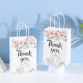 CSMD Yiwu Suppliers Wholesale Craft Paper Material Twisted Handle Favors White Thank You Paper Bag for Wedding Parties Souvenirs