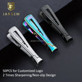 Private Label Large Size Wide Jaw Finger Toe Nail Clipper Black Pink Cutter for Thick Nails