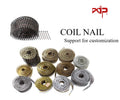 High Quality Contractor Grade Welded Coil Nails Iron Cap Spiral Shank Ring Free Samples Concrete Bulk Priced