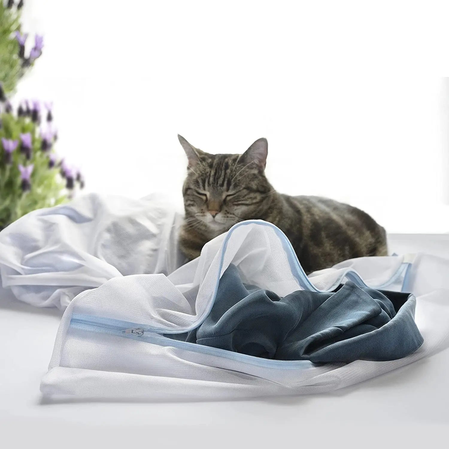 Fashion Polyester Folding Laundry Nets (Set of 7) for Optimal Protection of Sensitive Clothing Items-Soft for Washing Machine