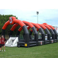 Commercial Pvc Outdoor Challenge Sports Events Games Soccer Filed Inflatable Football Jam Cage for Sale