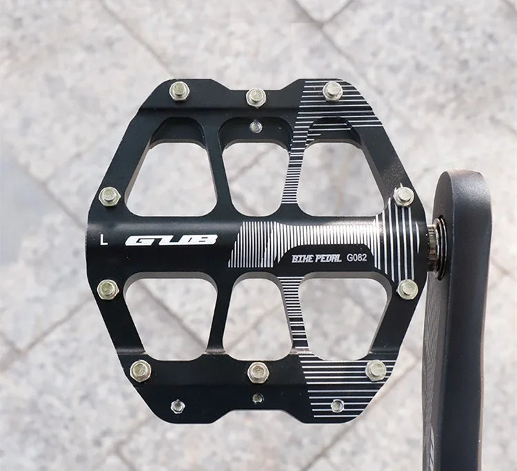 GUB GC-082 Bike Pedal Ultralight Aluminum Alloy 3 Sealed Bearing Bicycle Bike Part MTB Flat Wide Pedals