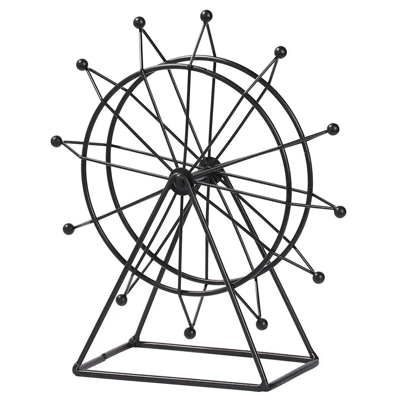 Ironwork Metal Rotating Ferris Wheel As an Office Desk Decoration Item or Decorative Piece