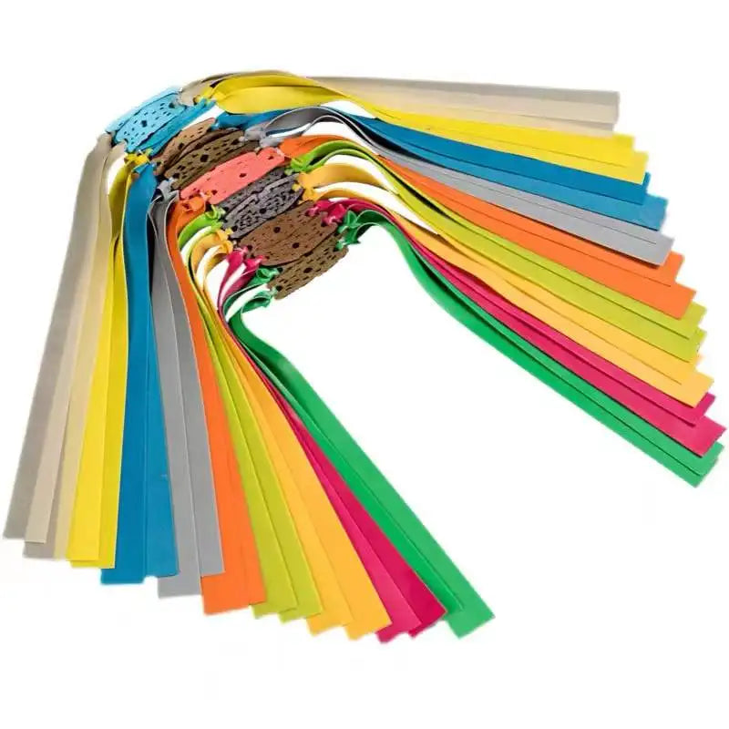 High Quality Outdoor Hunting Rubber Band 0.55mm-1.2mm Thickness High Elasticity Precision Latex Accessories Powerful Shooting