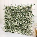 Party Event Floral Flower Decoration Artificial Flower Flower Wall Backdrop for Wedding Event Feather Wall Wedding Backdrop