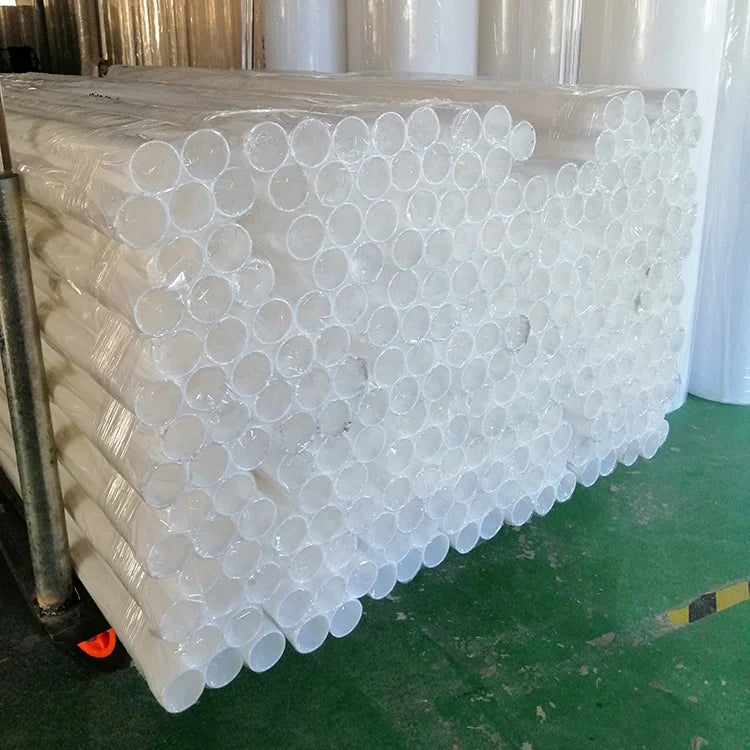 Diameter 20mm 25mm 30mm 50mm 60mm 70mm 80mm 100mm Opal White Color PMMA Pipe Plastic Acrylic Perspex Round Tube